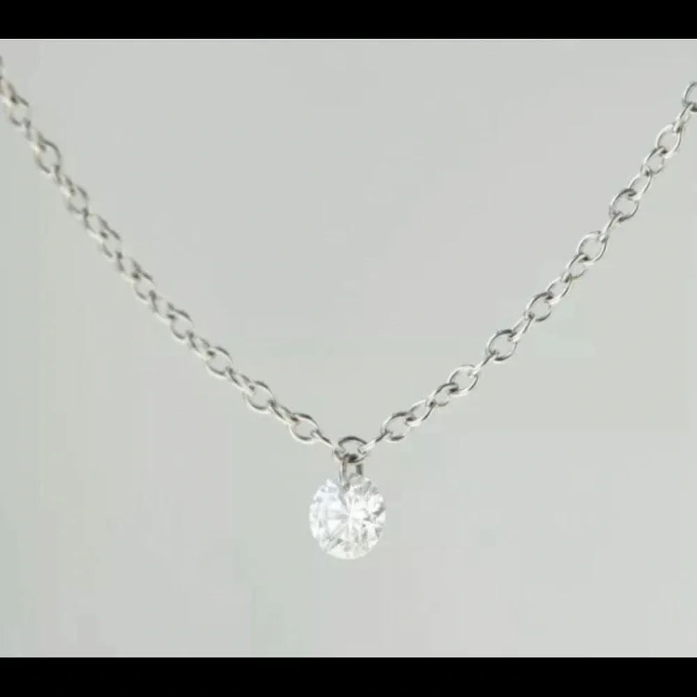 ❌SOLD❌ catbird nyc • diamond pinprick necklace solid white gold diamond - Picture 2 of 13